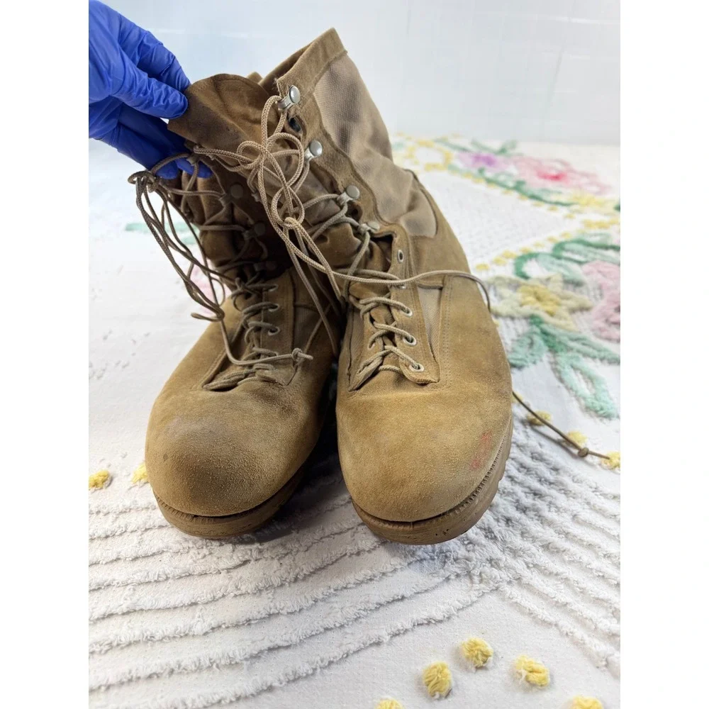 Belleville 300 TROP ST Gore-Tex Military Boots Tan Suede Vibram Mens 12W USA